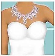 راهنماي انتخاب گردنبند و سرويس عروس مناسب با يقه لباس