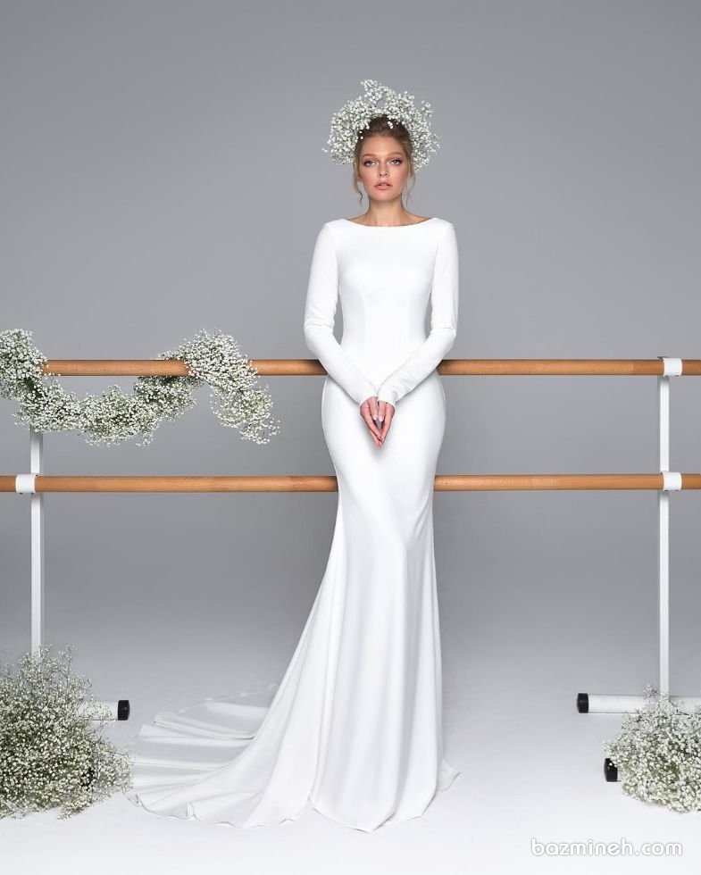 انواع یقه لباس عروس و گردنبند مناسب لباس عروس